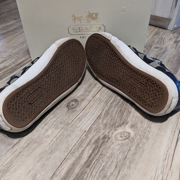 Coach Black and white Barrett sneaker size 6 - Picture 6 of 6